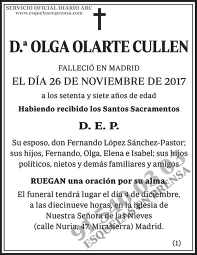 Olga Olarte Cullen